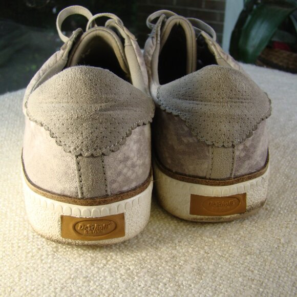 Dr. Scholls GREY SNAKE PRINT MICROFIBER seaside oxfords slip-on sneakers S 10.5 - Picture 5 of 8